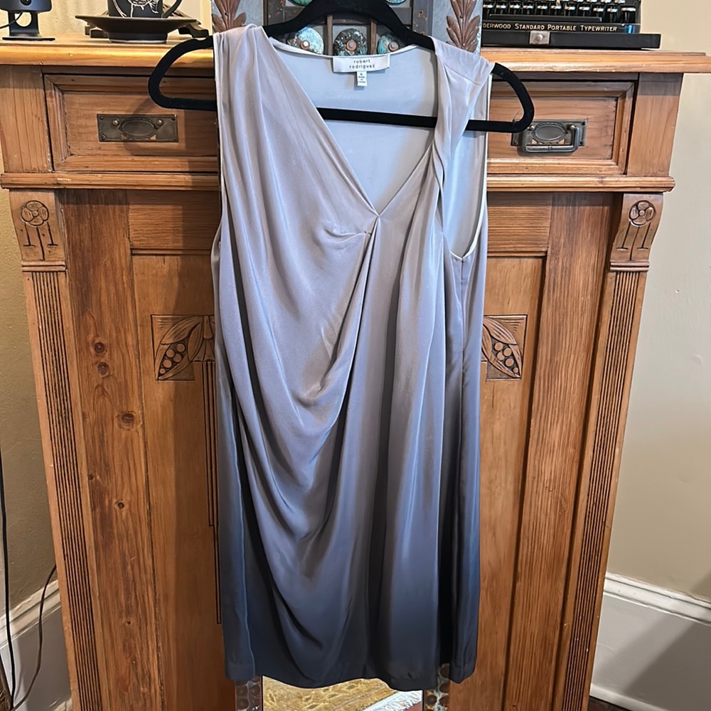 Robert Rodriguez Gray Ombré Silk Dress - Sz 6